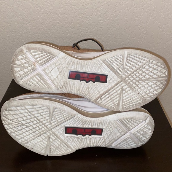 Lebron X Ten EXT QS Package Cork Denim Suede Hazel - Picture 15 of 16